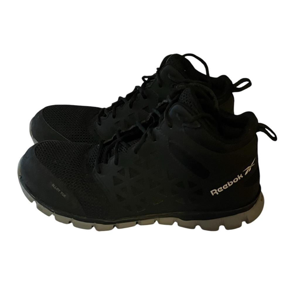 Reebok Black Alloy Toe Safety Shoes Sz 10M